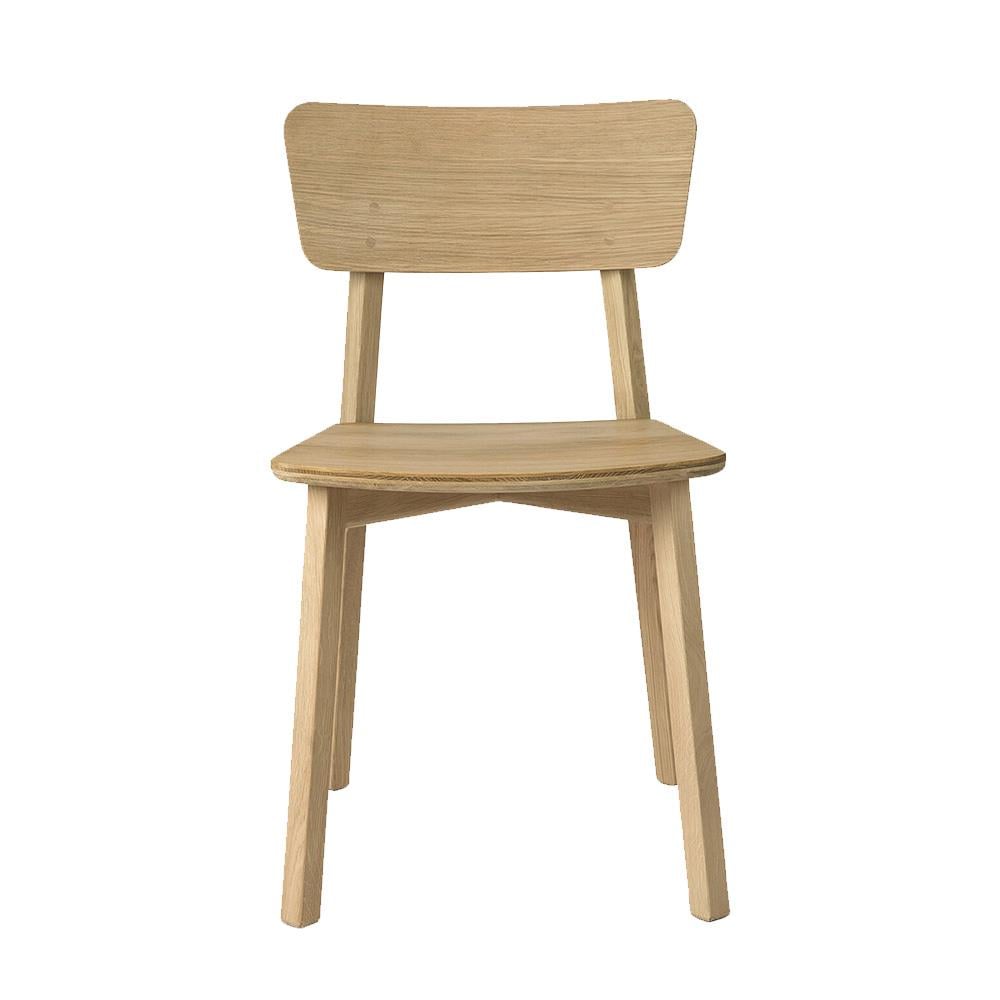 Oak Casale Kolsuz Yemek Sandalyesi-Oak