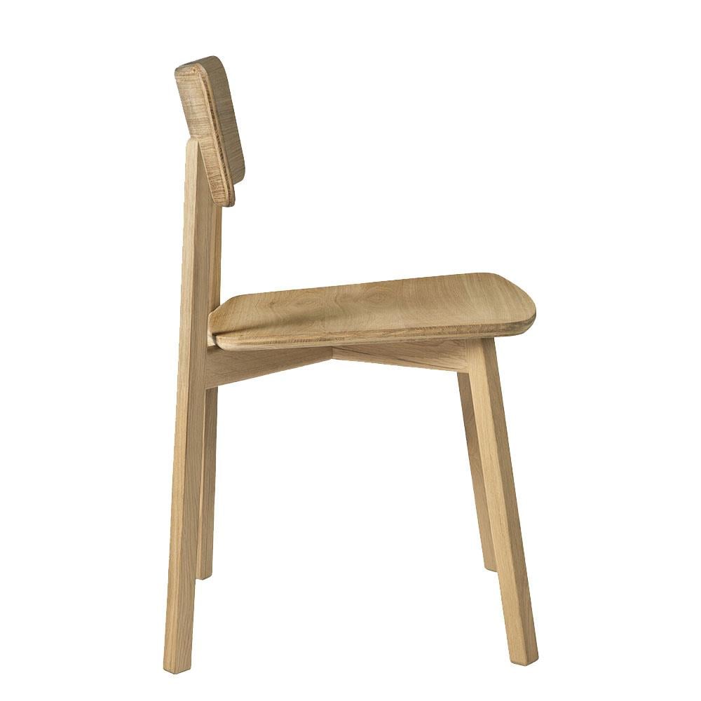 Oak Casale Kolsuz Yemek Sandalyesi-Oak