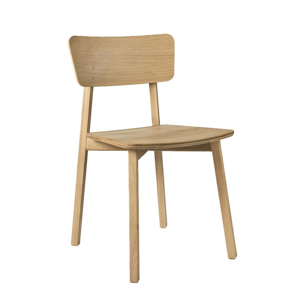 Oak Casale Kolsuz Yemek Sandalyesi-Oak