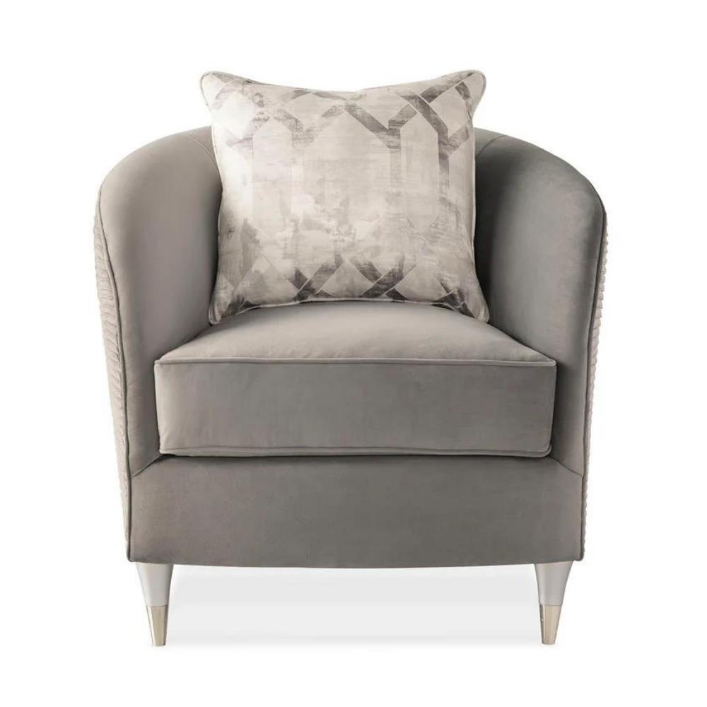 Farrah Tekli Koltuk-Finish Nickel Paint