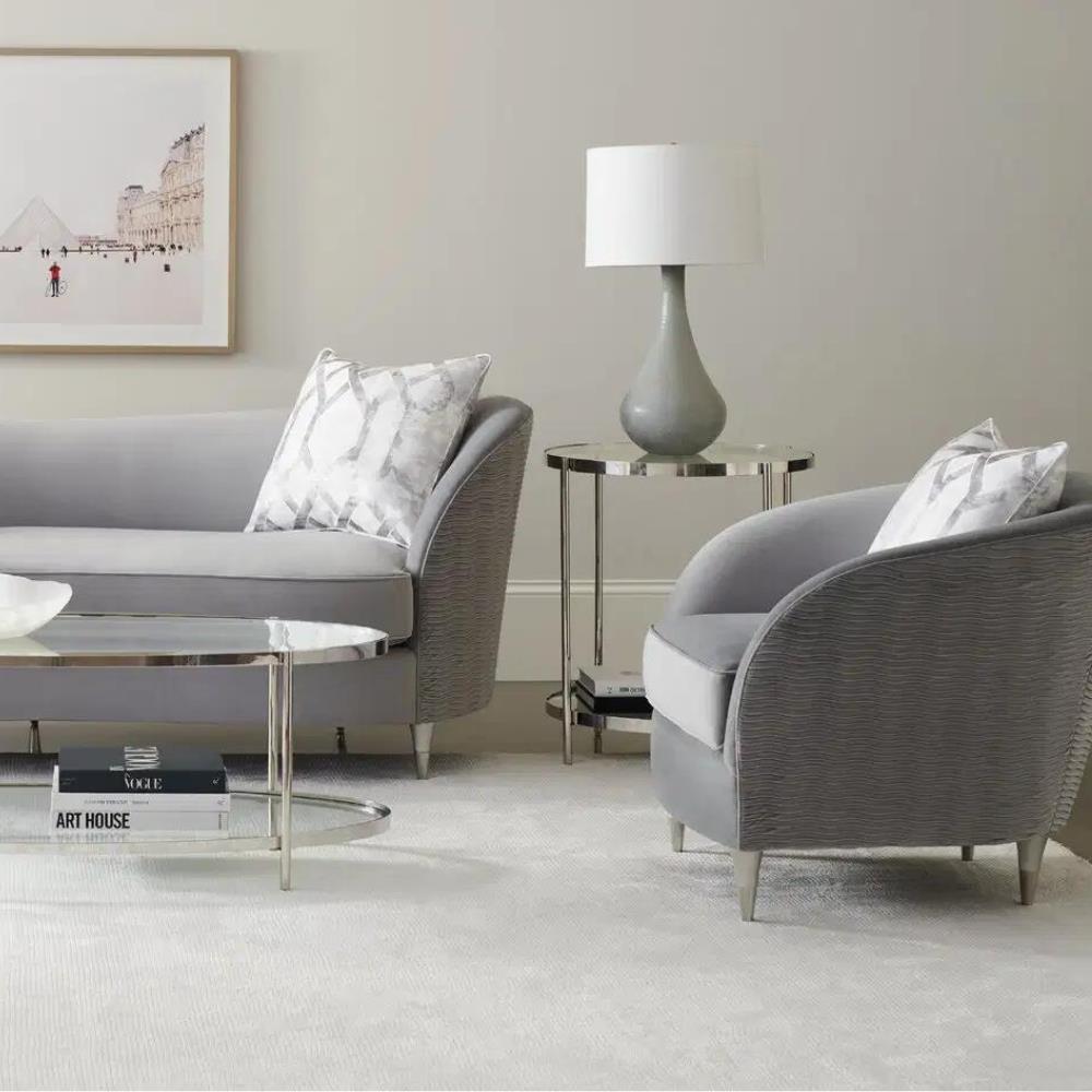 Farrah Tekli Koltuk-Finish Nickel Paint