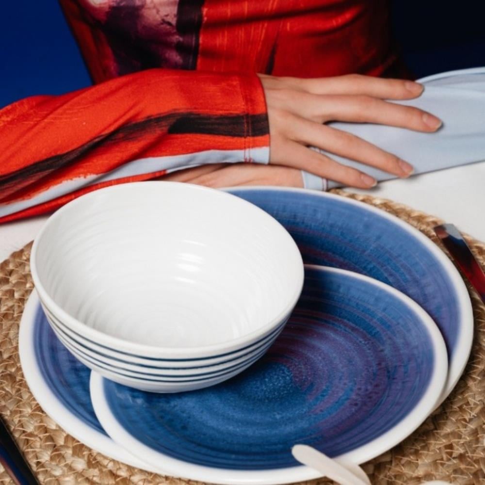 Flamefield Azure Deep Blue 12 Parça Yemek Takımı  
