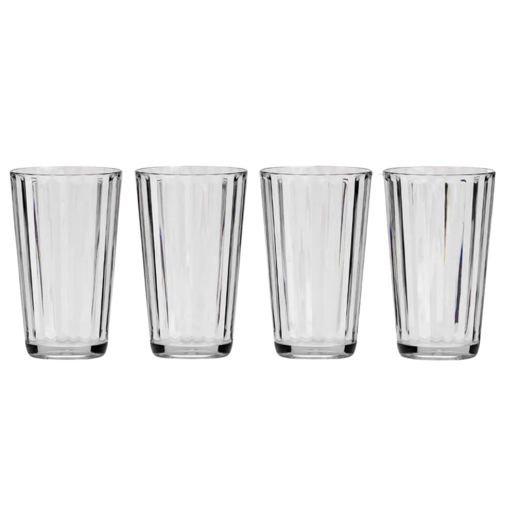 Flamefield Crystal Line Uzun Dörtlü Bardak Seti