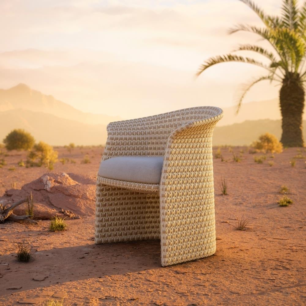 Fllair Kolçaklı Sandalye - Mahogany - Minder Dahil Değil