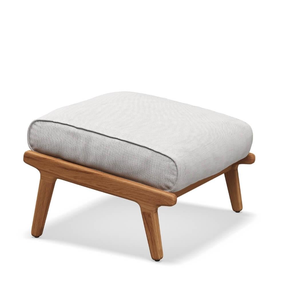 Gloster Bay Seagull Teak Puf