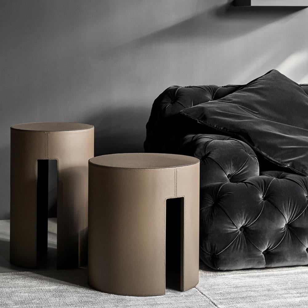 Gong Alçak Yan Sehpa-Finish Oak RV -Colour Tobacco