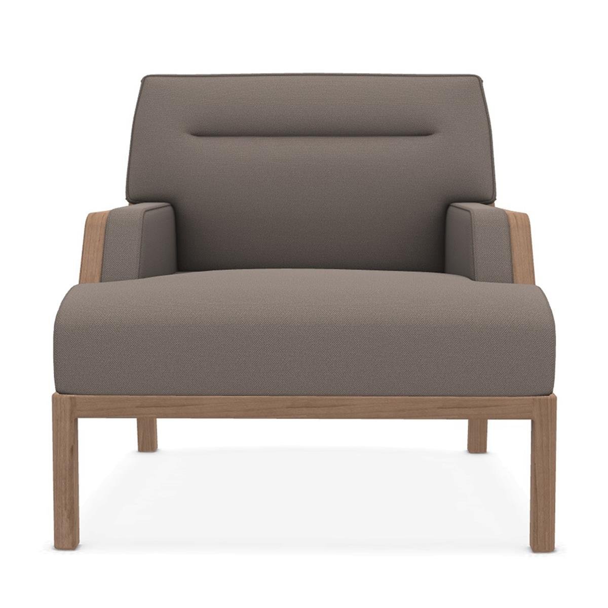 Grand Life Berjer Koltuk-Ayak Teak-Rope Light Grey-(Sunbrella Minder Dahil)