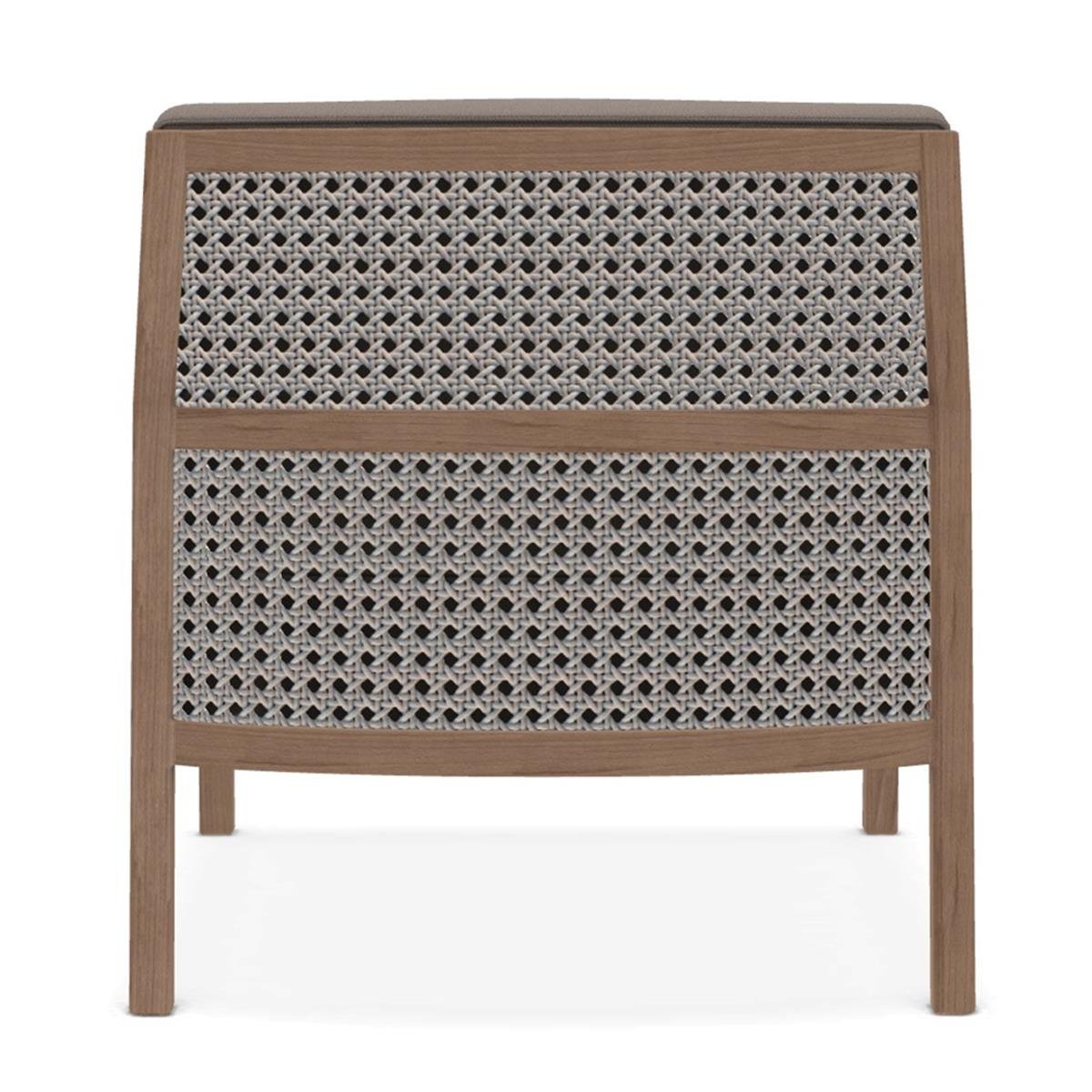 Grand Life Berjer Koltuk-Ayak Teak-Rope Light Grey-(Sunbrella Minder Dahil)