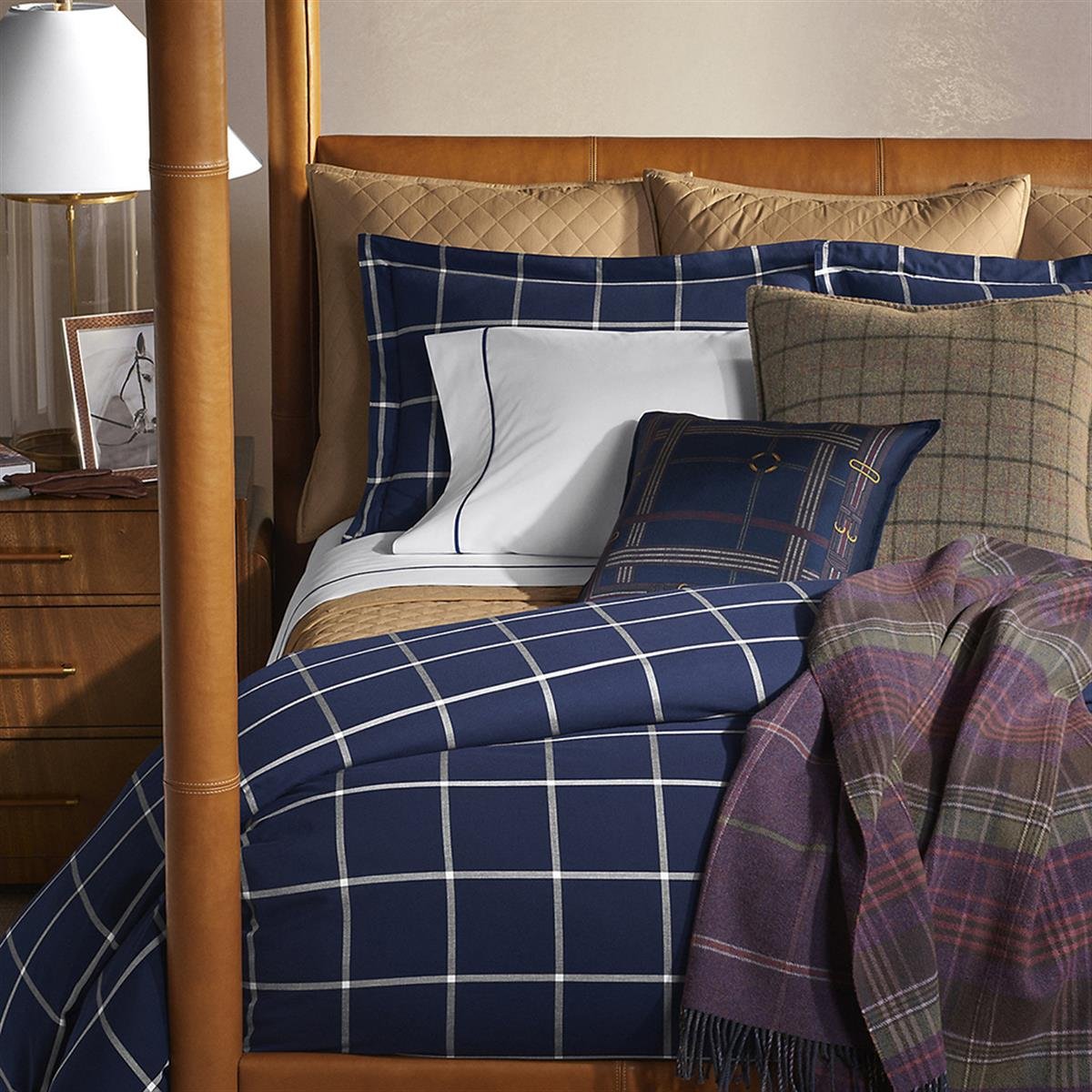 Grosvner Plaid-24*24-Olive Green