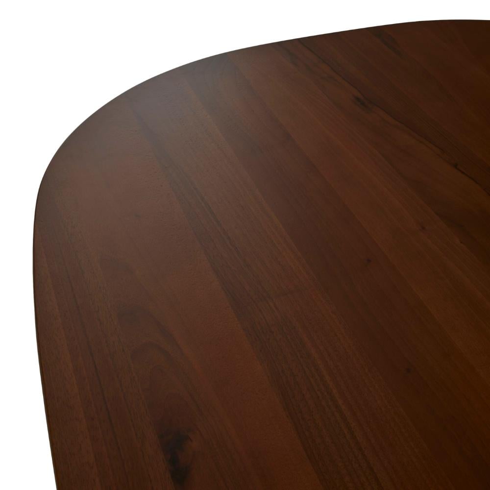 Hashira Yemek Masası - Walnut - Black Stained Ash