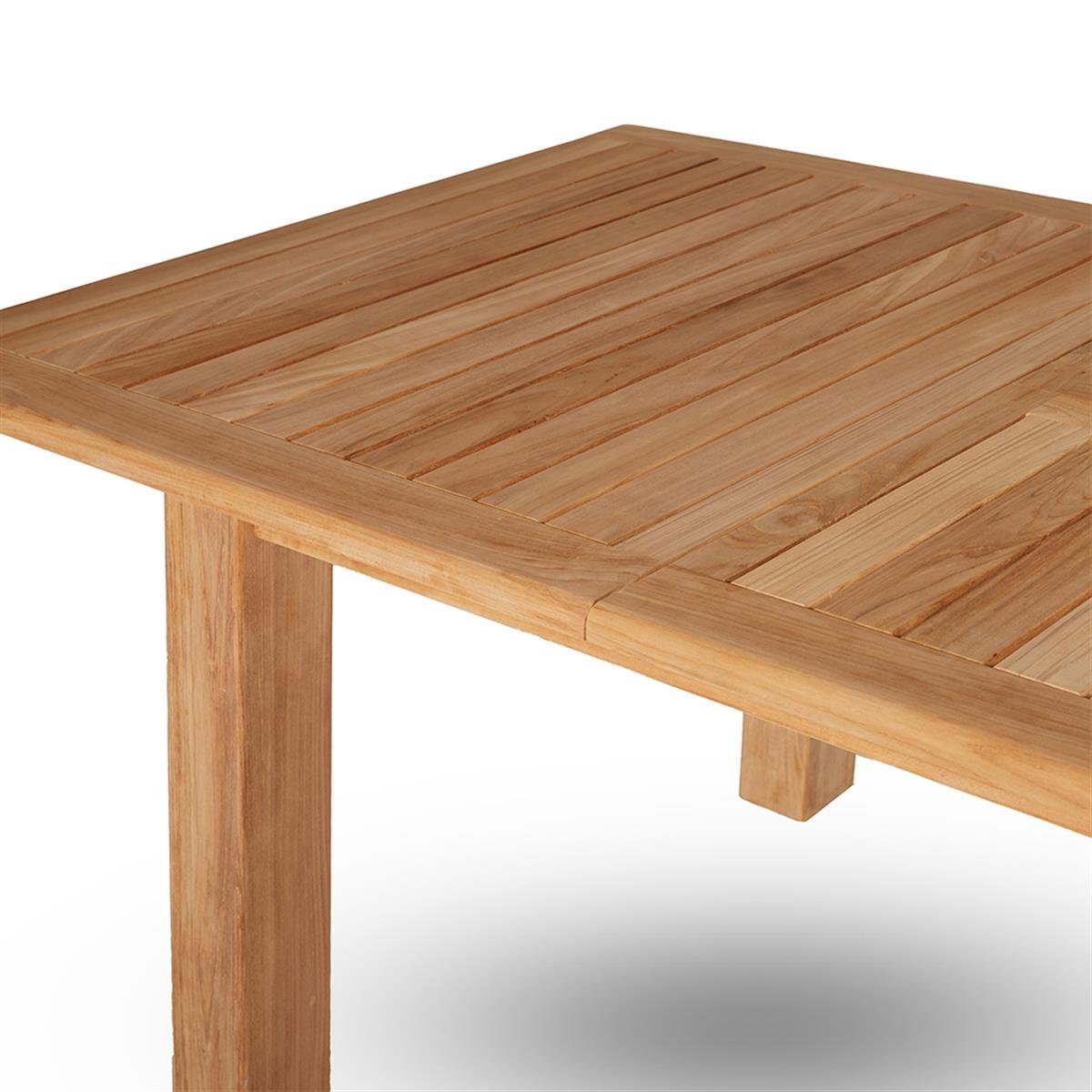 Hawaii Rect Extending Masa-Teak-(180-240)*100