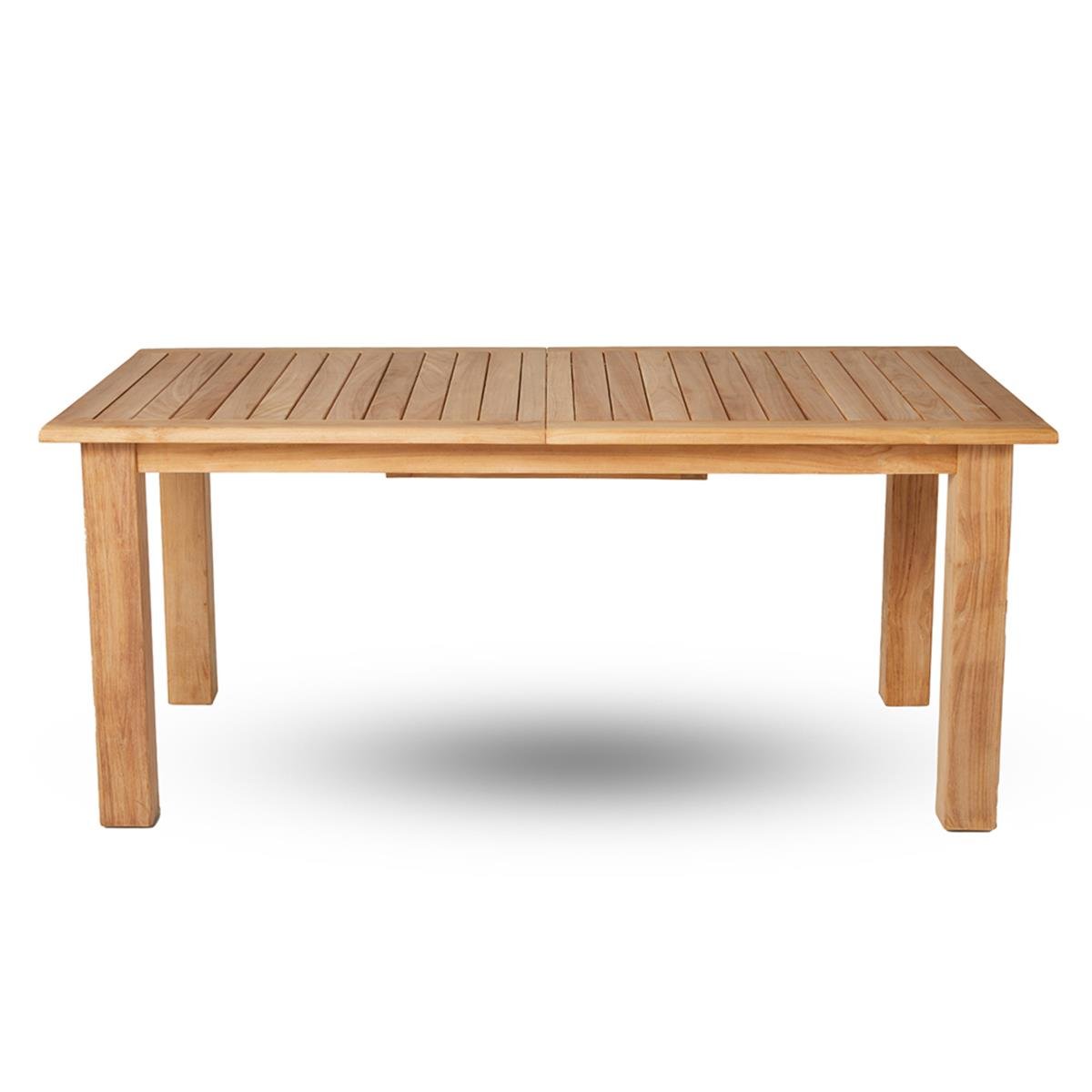 Hawaii Rect Extending Masa-Teak-(180-240)*100