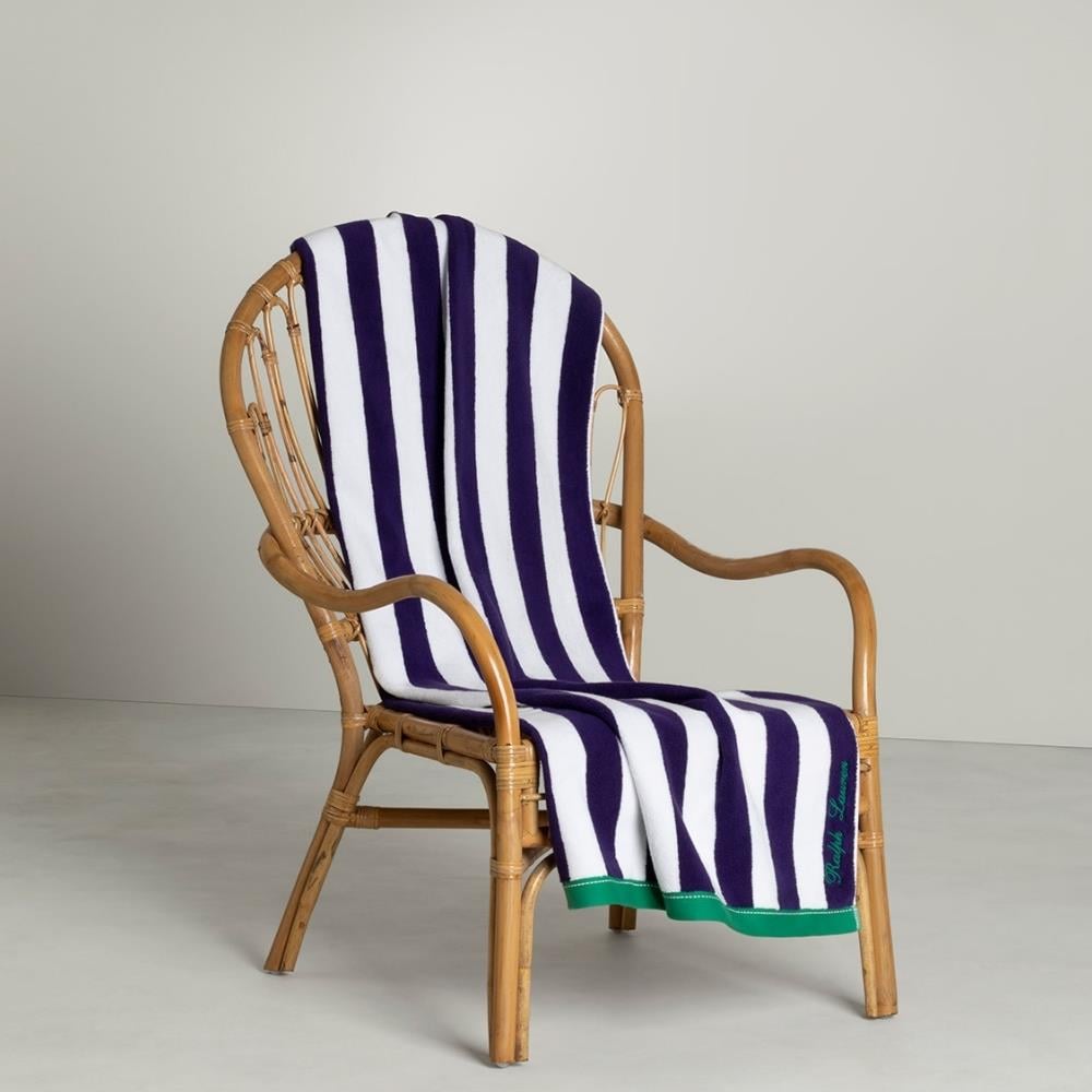 HUDSEN PurpWhi Plaj Havlusu 090170