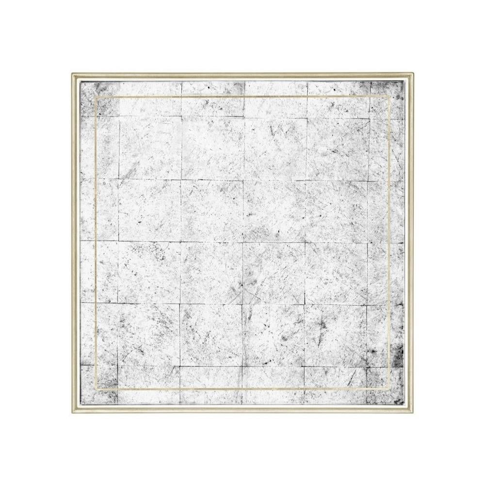 Jc Modern-Luxe Yan Sehpa Seti 2Li (Gümüş) - Finish-Pai-26-1 (Gilded Antique Silver-leaf)