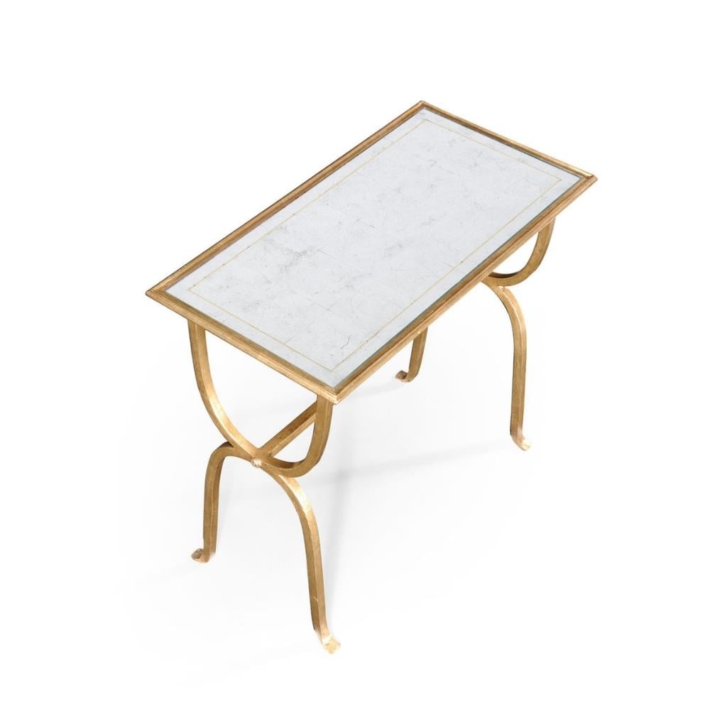 Jc Modern-Luxe Tepsili Servis Sehpası (Altın) - Finish-Pai-21 (Gilded Iron)