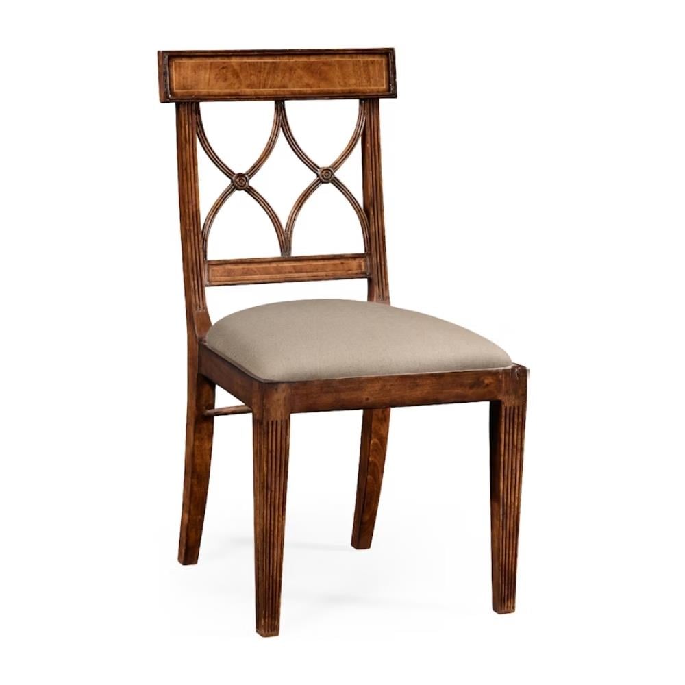 Windsor Kolsuz Sandalye - Finish-Crw-02 (Medium Crotch Walnut)