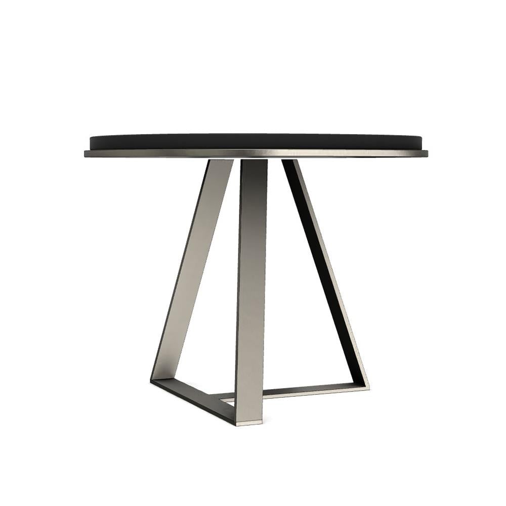 Judd Yan Sehpa- (50)-Base Varnıshed Platinium-Top Glossy Elephant Lacquer-(JUDDTB50)