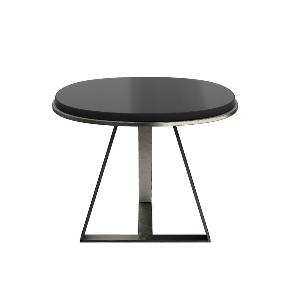 Judd Yan Sehpa- (50)-Base Varnıshed Platinium-Top Glossy Elephant Lacquer-(JUDDTB50)