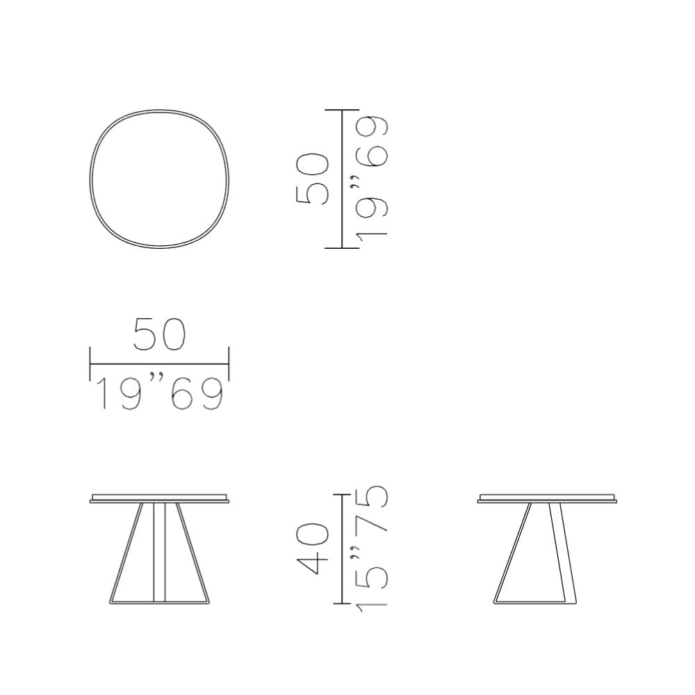 Judd Yan Sehpa (50)- Base Varnıshed Platinium - Top Putty Glossy Lacquer