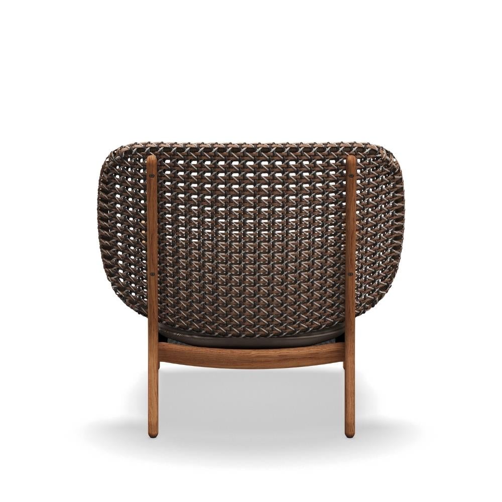 Kay Alçak Sırtlı Tekli Koltuk-Brindle Wicker-Natural Fife Vesterhav Sand-(Grade B)