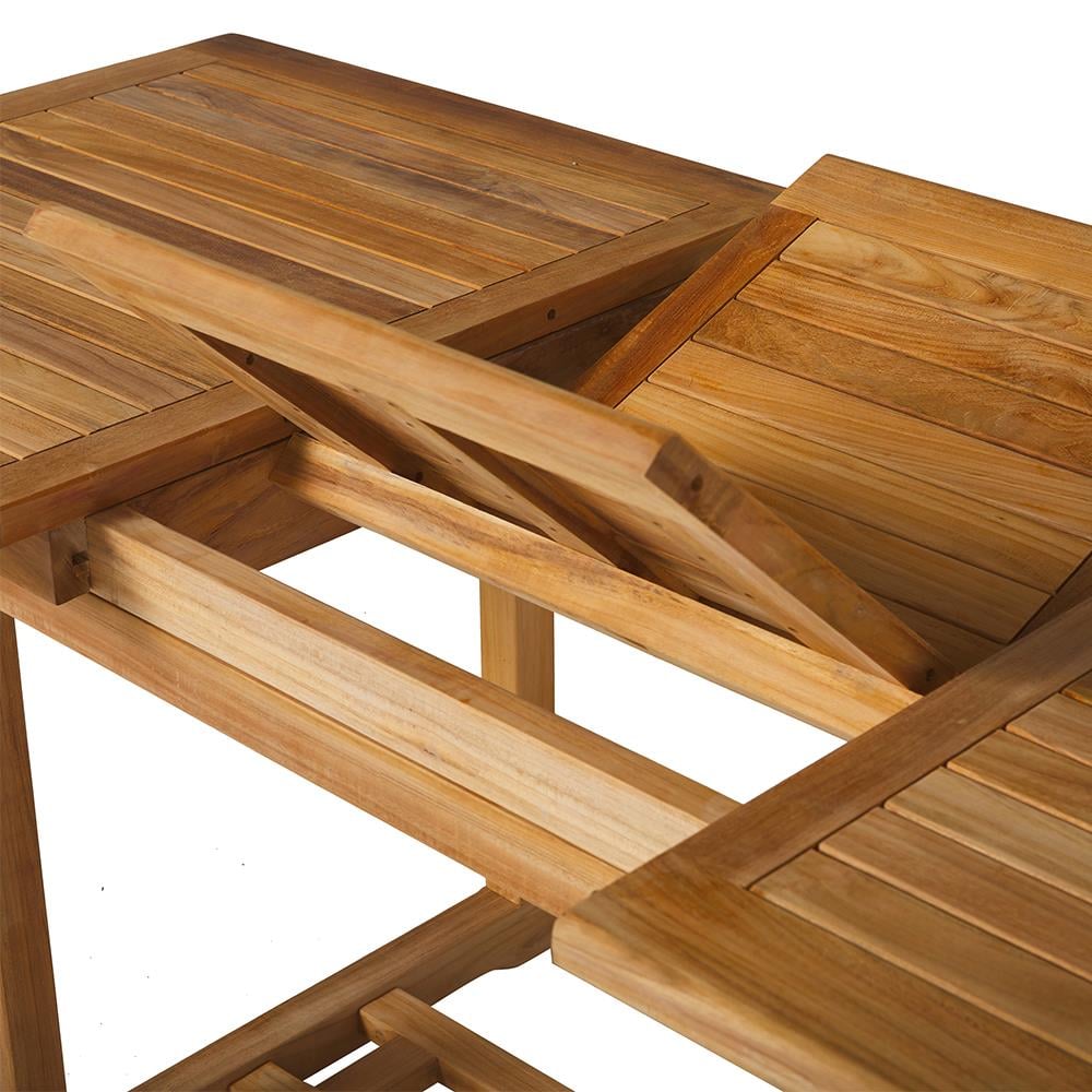 Kayu Teak Dikdörtgen 150/200 Açılır Masa