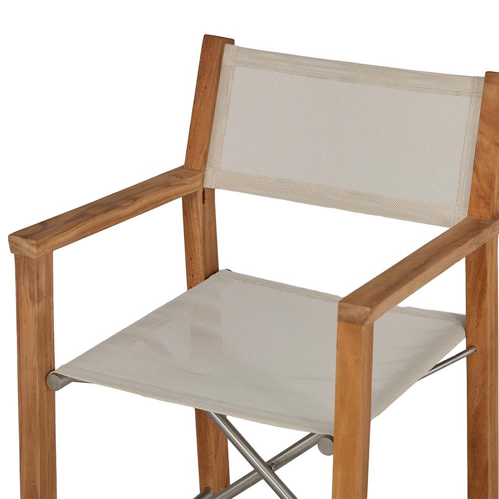 Direktör Sandalyesi ( Beyaz Kumaşlı)