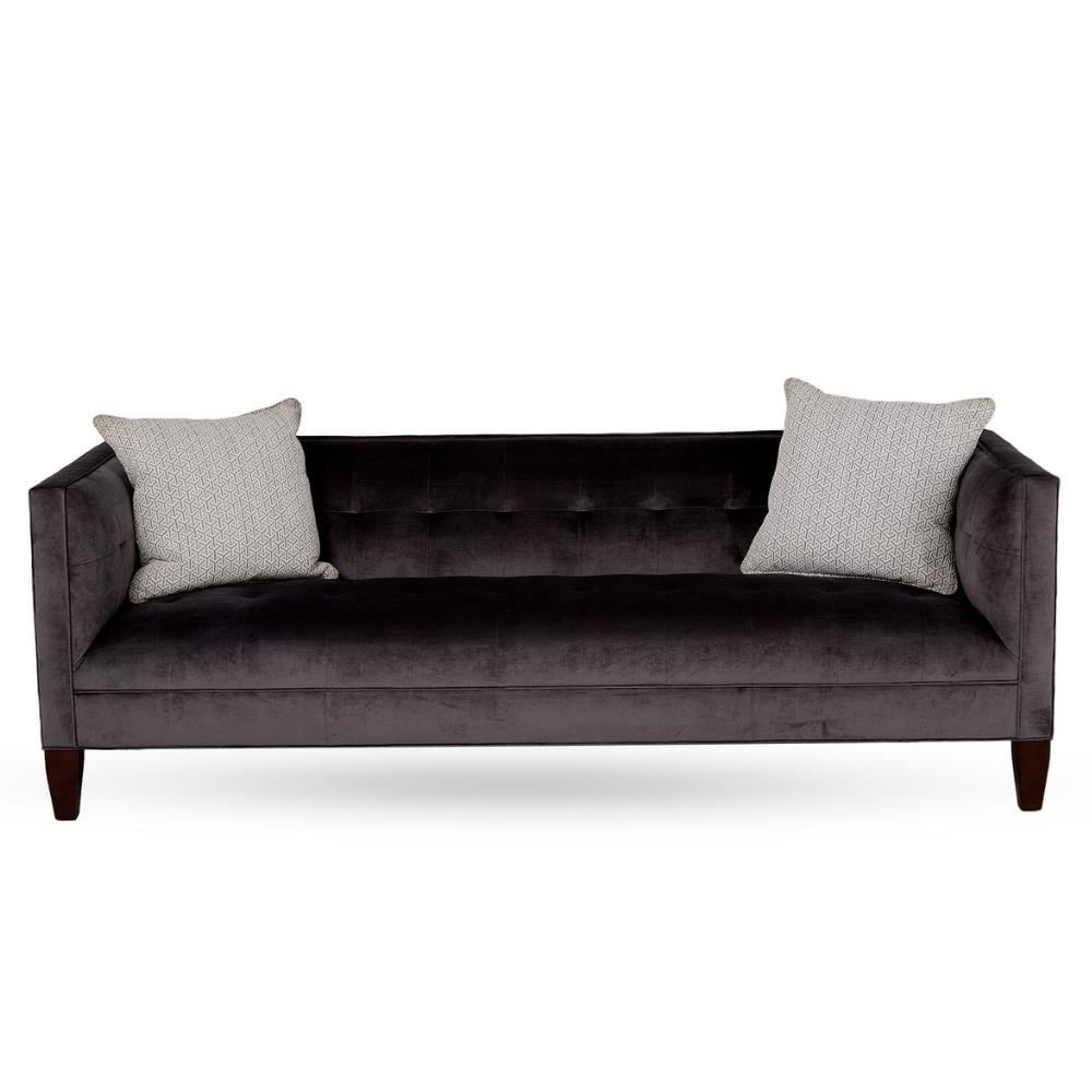 Kenndy 90 Kanepe- Fabric: Pippin/Charcoal - Leg Finish : 44 Base Fabric: 104008 -  W230 D86 H79 cm