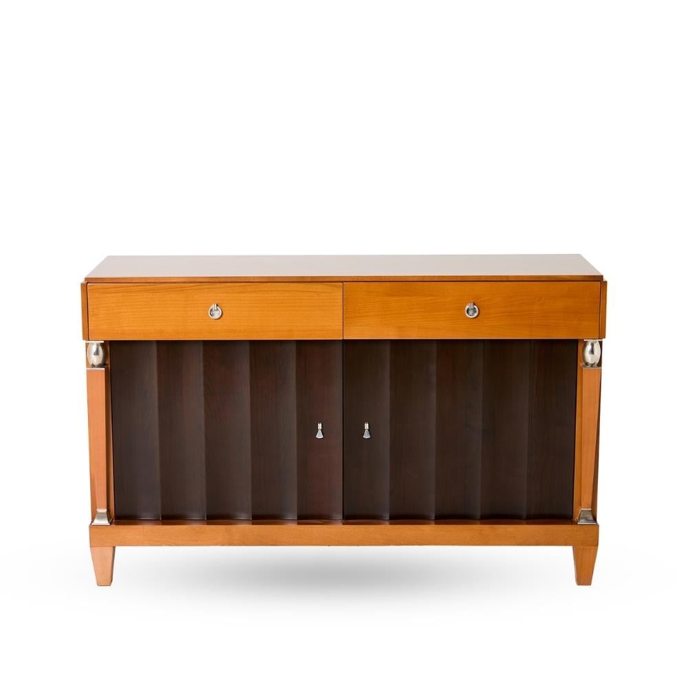 Konsol 141x51/87cm Fın:C45- M3 Glossy Chrome