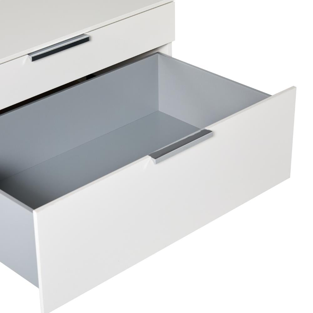 Everywhere TV Ünitesi – 2 Çekmeceli - Gloss whıte lacquer - H498 / W900 / D540