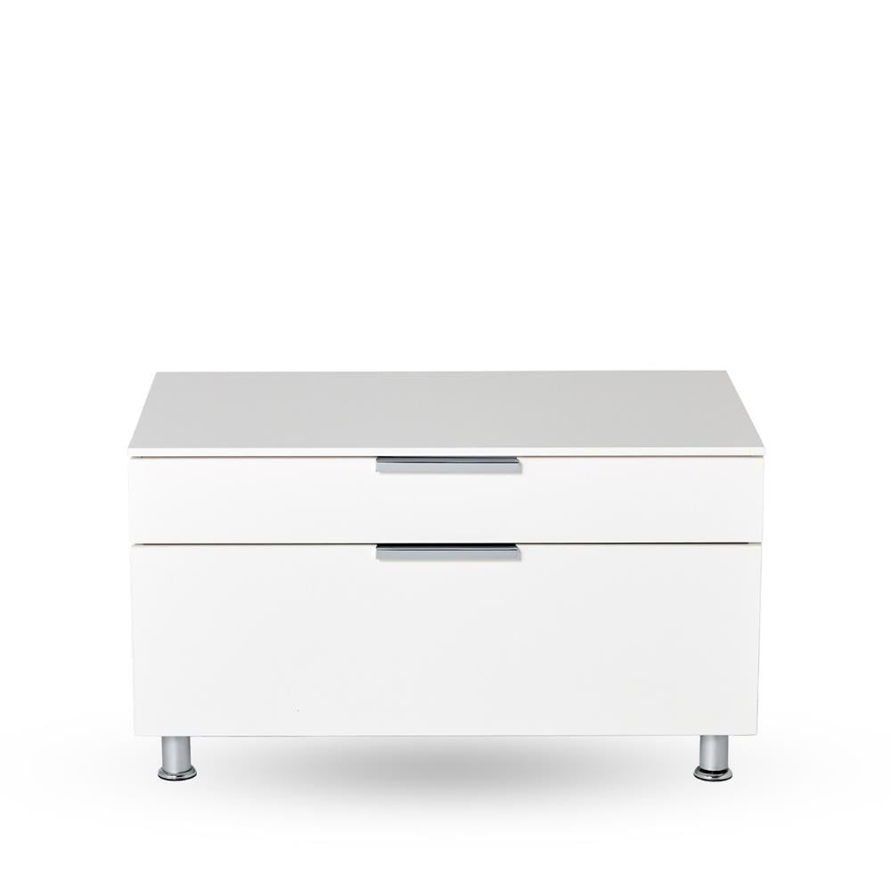 Everywhere TV Ünitesi – 2 Çekmeceli - Gloss whıte lacquer - H498 / W900 / D540