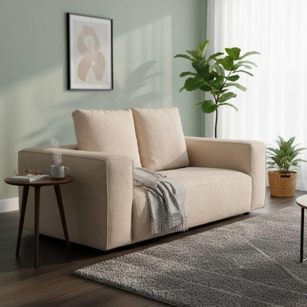 Nils Medium Kanepe-Kumaş Maple (222)-(Grade D)-Sırt Minder Dahil)