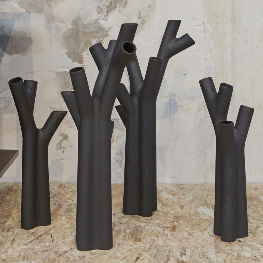 Roseau Large Vazo - Black