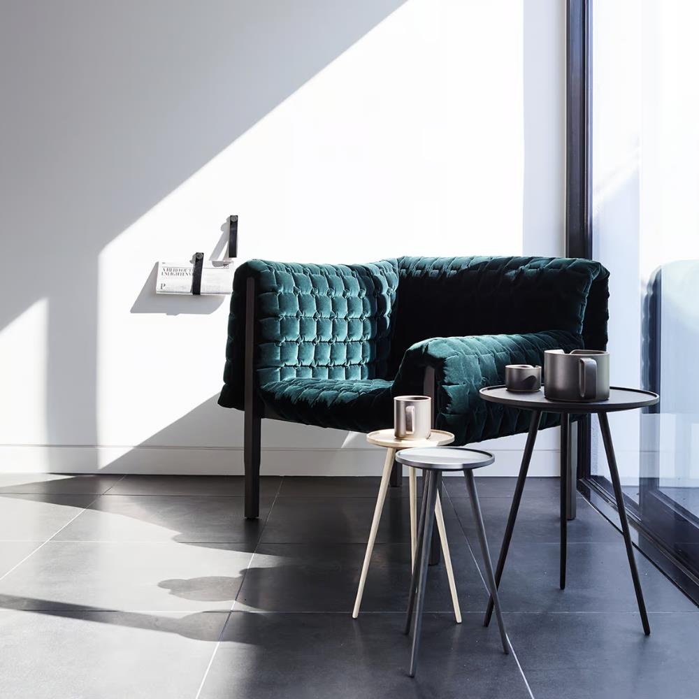 Linden Sehpa (40)-Small-Anthracıte staıned ash