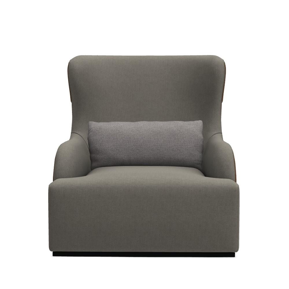 Liu Kuoio Berjer-Fabric Padang 03 (Silver)-External Saddle Leather Color Beige 08-(LIUKUOIOPOL)