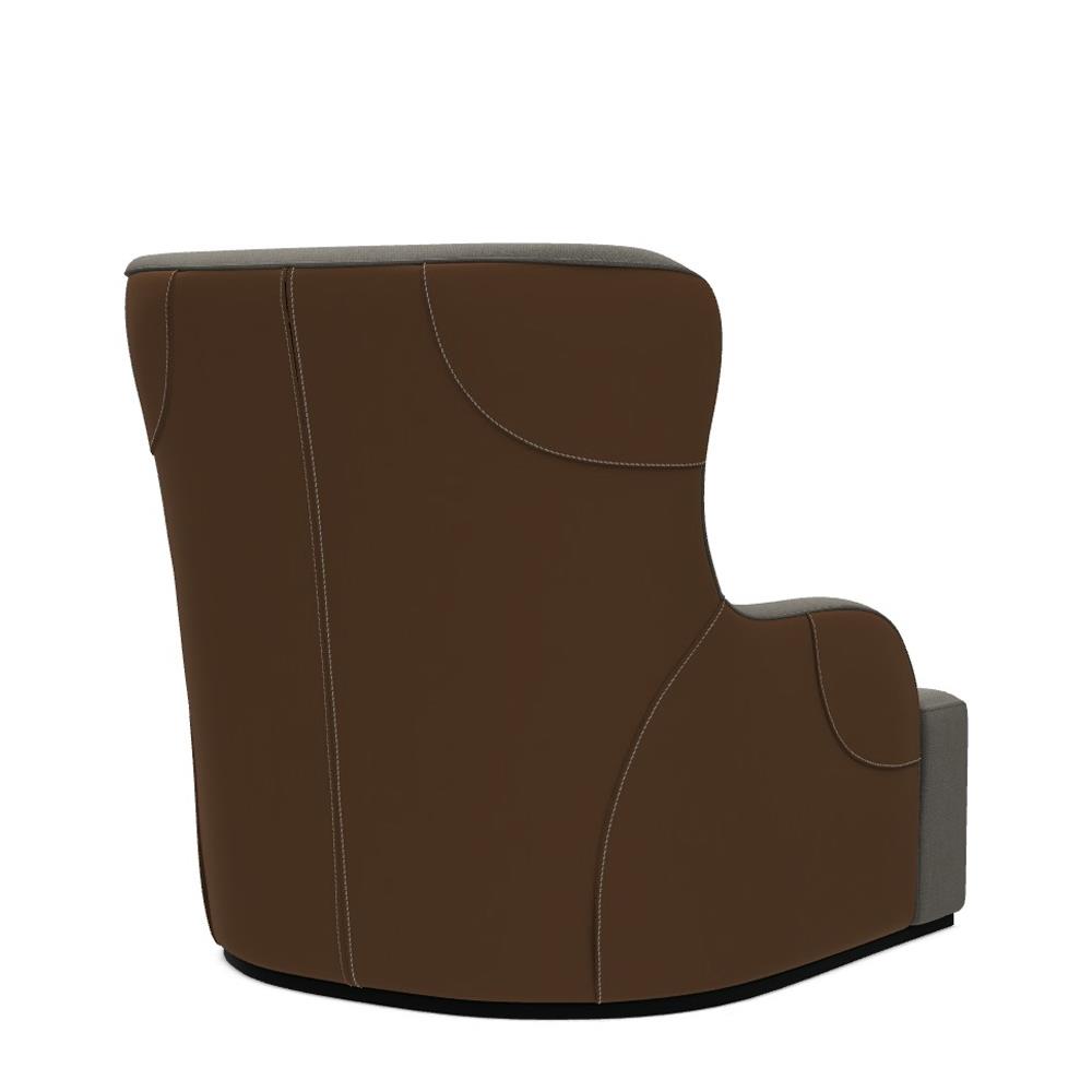 Liu Kuoio Berjer-Fabric Padang 03 (Silver)-External Saddle Leather Color Beige 08-(LIUKUOIOPOL)