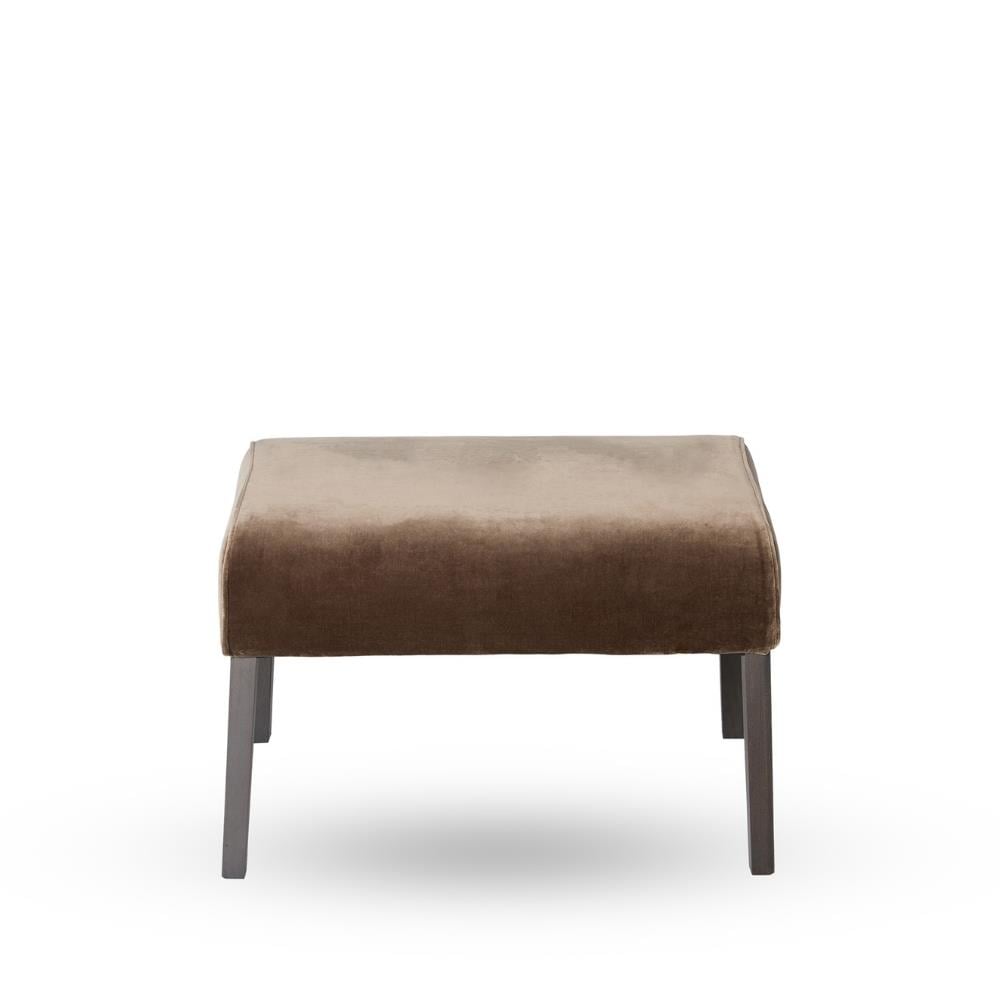 Long Island Puf-Kumaş Harald 3-Chamois (4321)-Ayak Anthracıte-Staıned Solıd Beech-(Grade E)