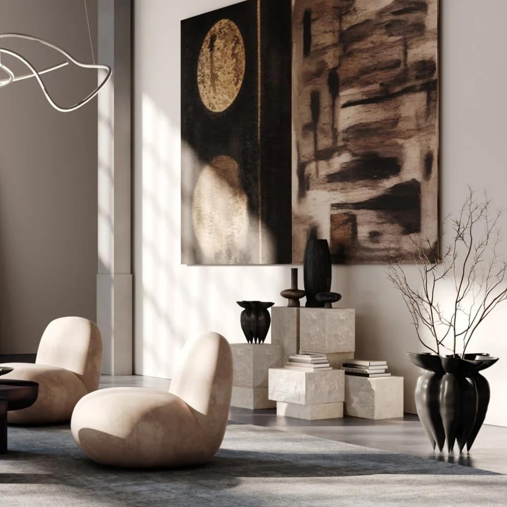 Lotus Vazo - Mini - Coffee