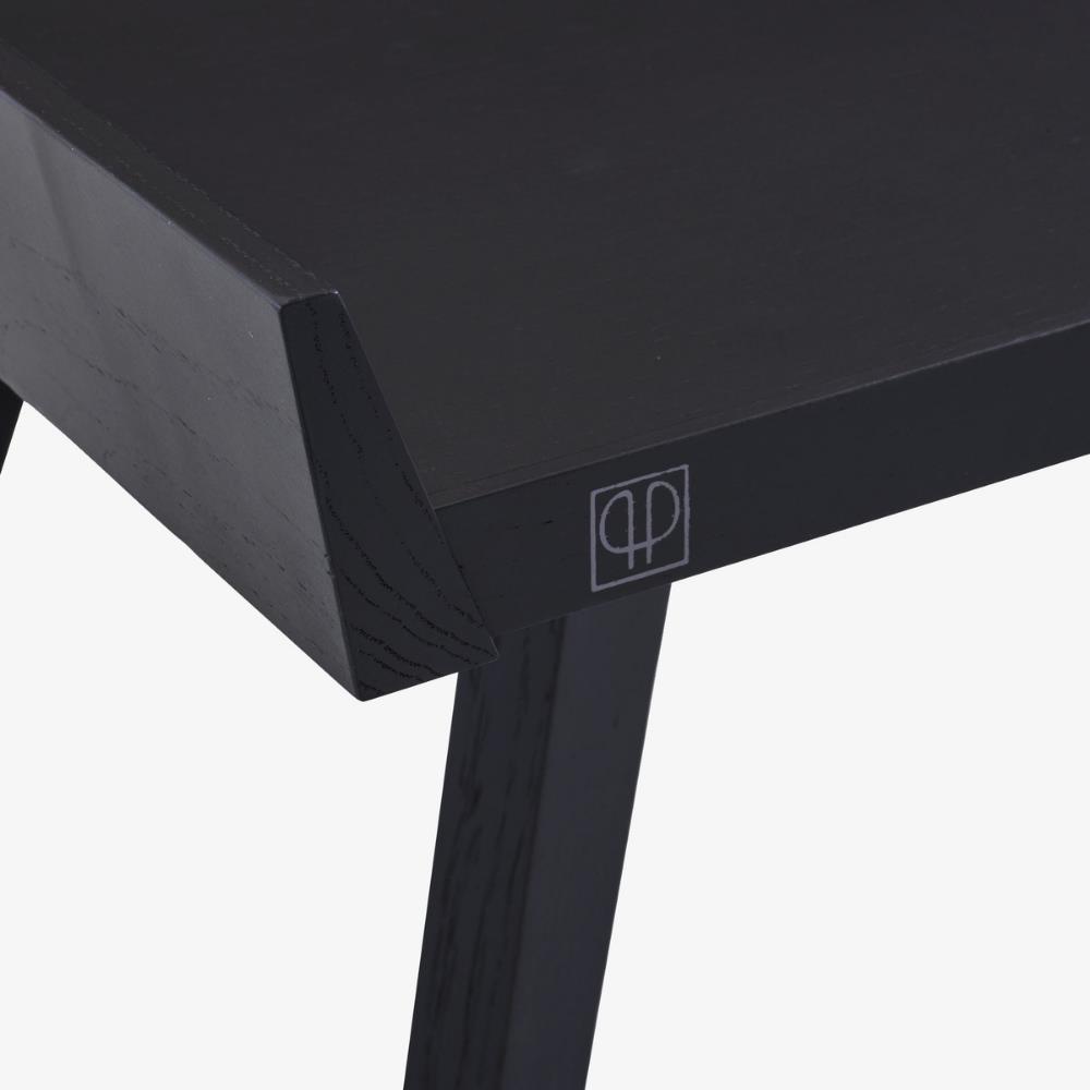 Lupa Sehpa - Black staıned Oak