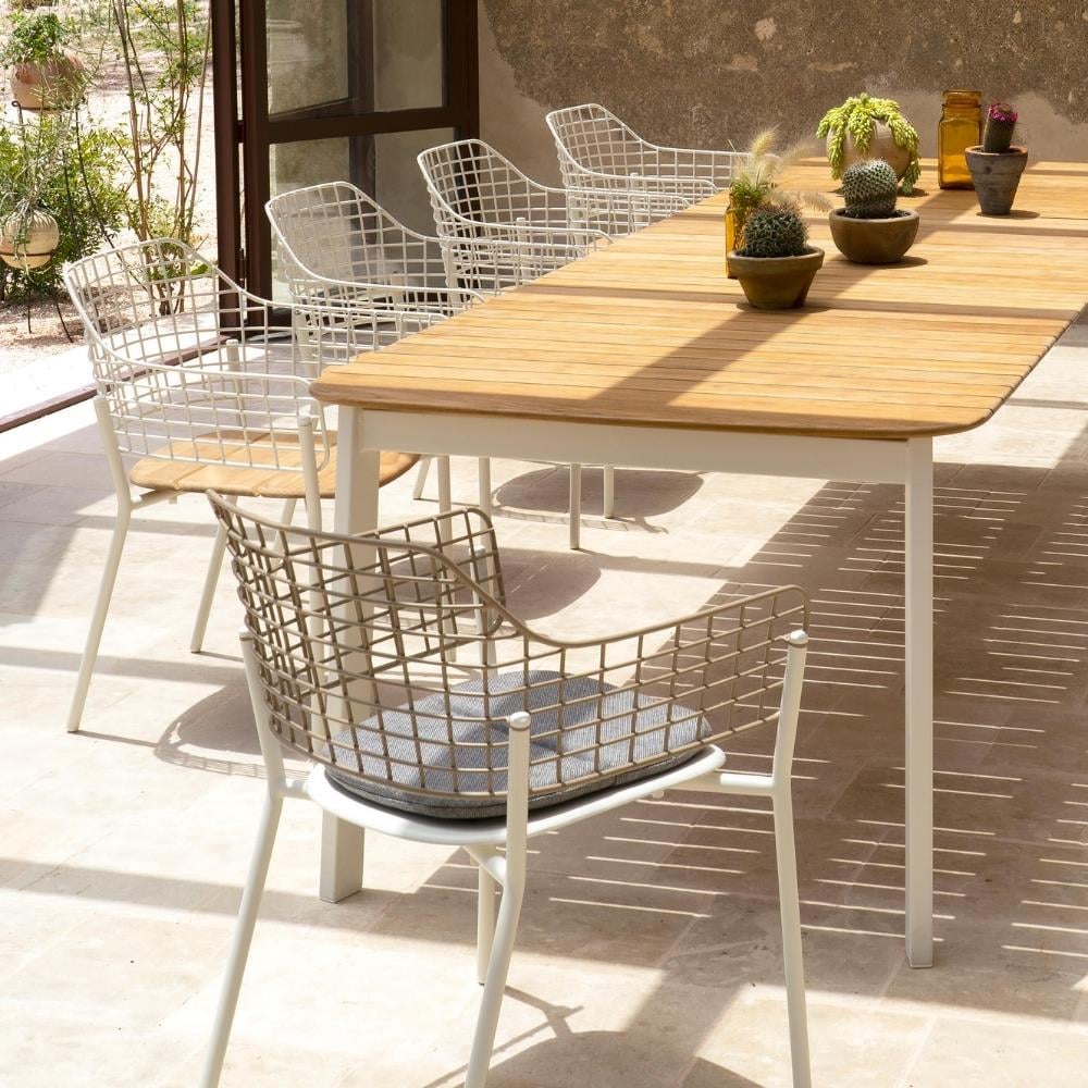 Lyze Kollu Sandalye-White(23/23/23)-(616)