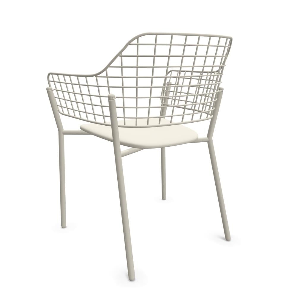 Lyze Kollu Sandalye-White(23/23/23)-(616)