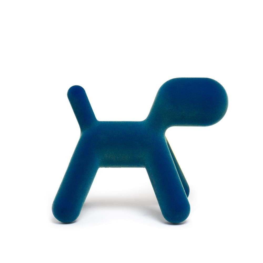 Puppy M Köpek Heykeli Blue (01)-(Outdoor)