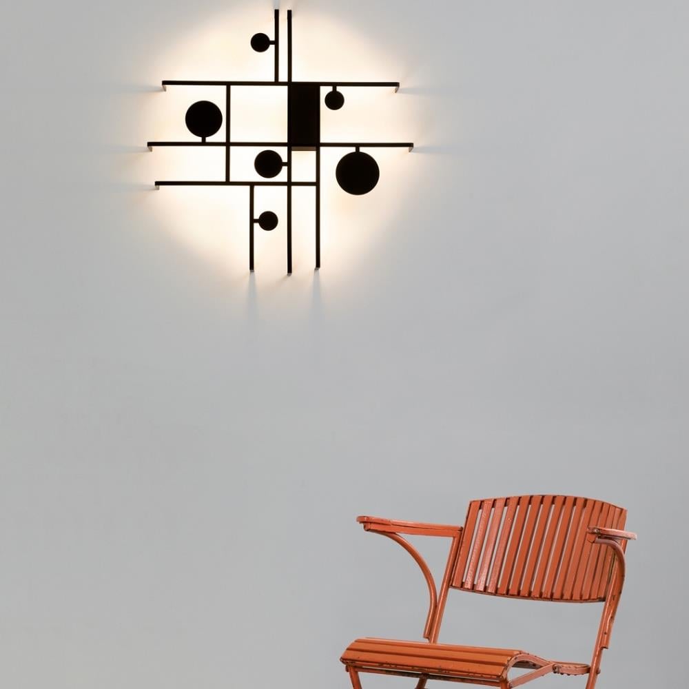 Manifesto Duvar Lambası-Black