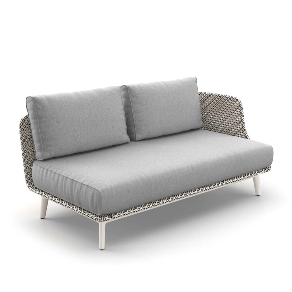 Mbarq Alçak Sırtlı İkili Sol Modül-Pepper (115)-(Sunbrella Minder Dahil)