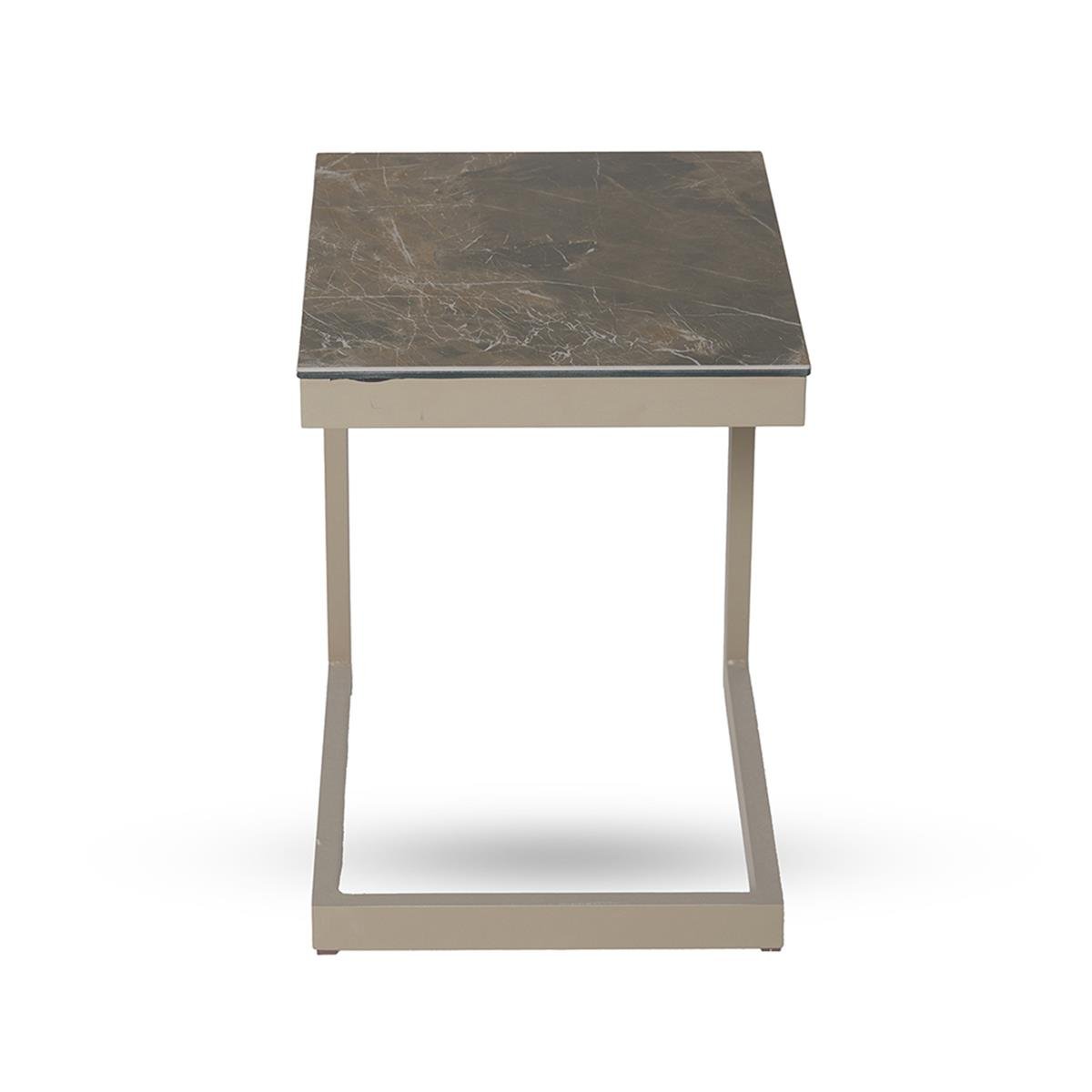 Metal C Sehpa - 37X45X50 cm - Şampanya
