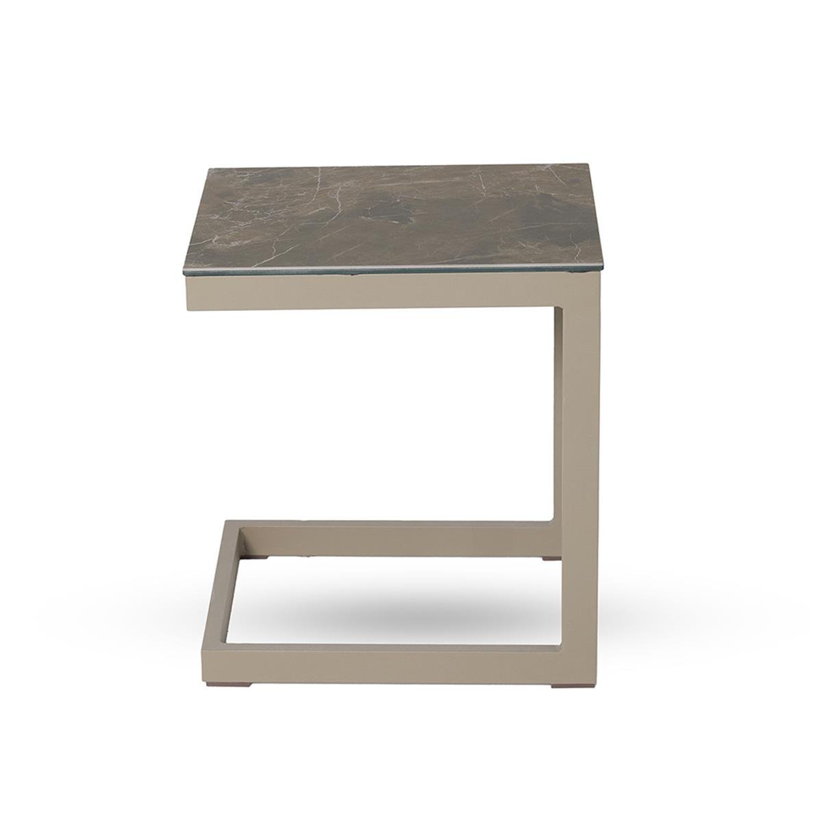Metal C Sehpa - 37X45X50 cm - Şampanya