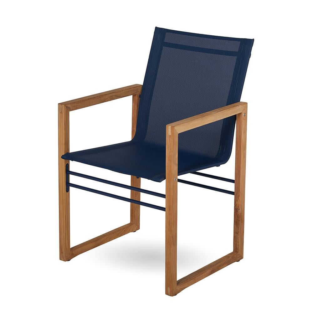 Milan Yemek Sandalyesi-Navy Blue-Coated