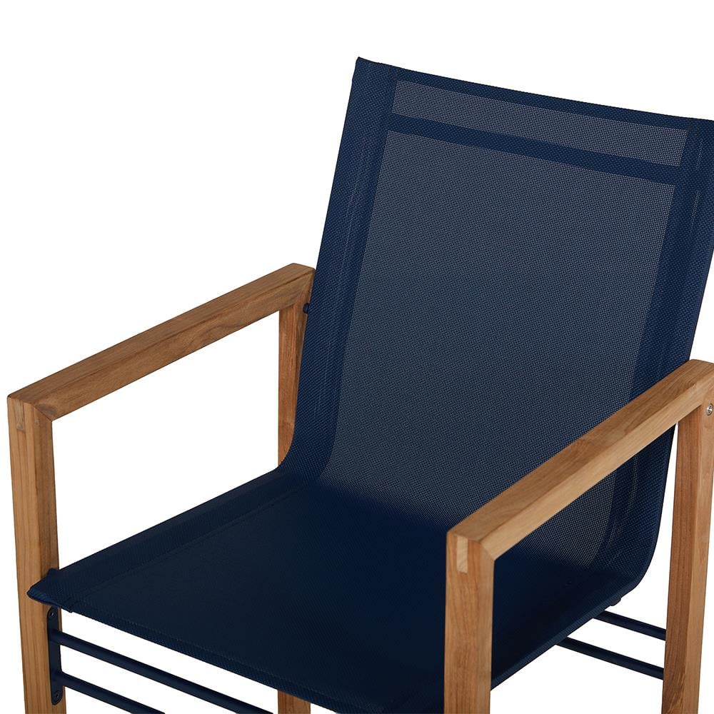 Milan Yemek Sandalyesi-Navy Blue-Coated