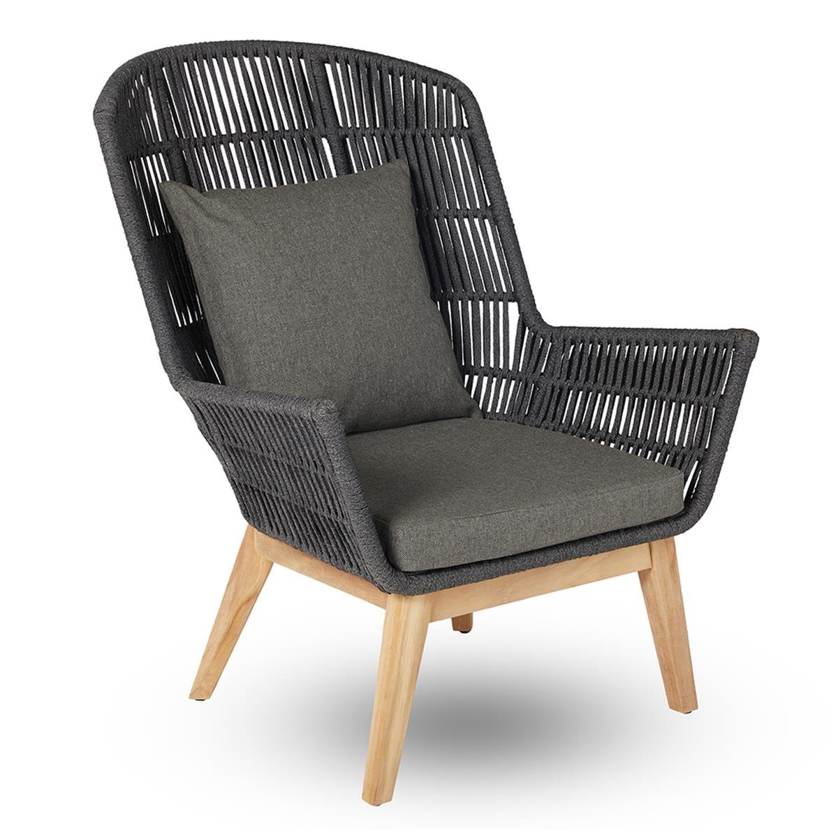 Minoto Lounge Yüksek Sırtlı Koltuk-(Minderli)