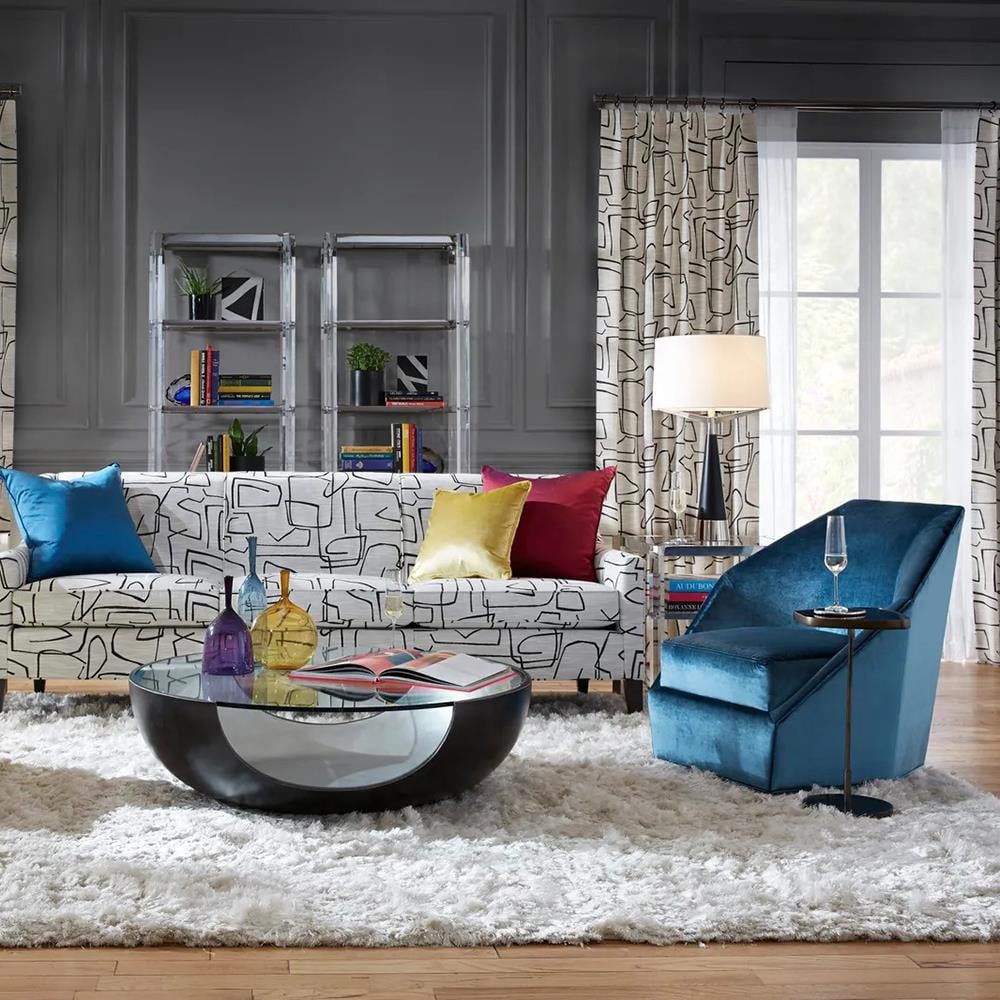 Mitchell Gold+Bob Williams Jewel Slate Swivel Chair