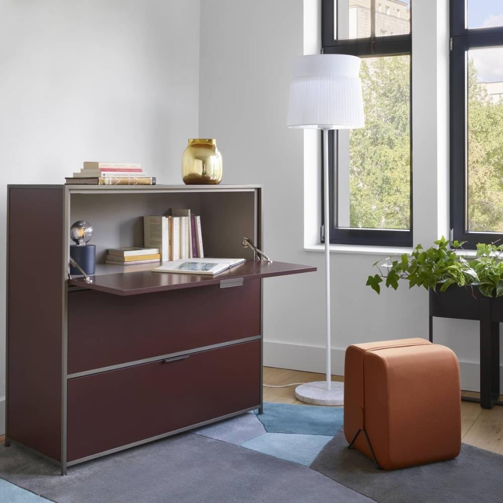 Mobidec Puf-Kumaş Alc.Dots Goya Red (3096)-(Grade S)